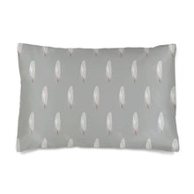 Load image into Gallery viewer, White Feathers Silk Pillow Case