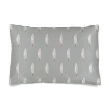 Load image into Gallery viewer, White Feathers Silk Pillow Case