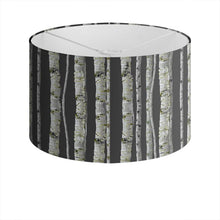 Load image into Gallery viewer, Silver Wood Ceiling & Lamp Shade