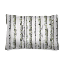 Load image into Gallery viewer, Silver Wood Silk Duvet Cover