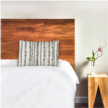 Load image into Gallery viewer, Silver Wood Silk Pillow Case