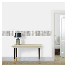 Load image into Gallery viewer, Silver Wood Wallpaper Border