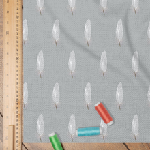 Load image into Gallery viewer, White Feathers Fabric