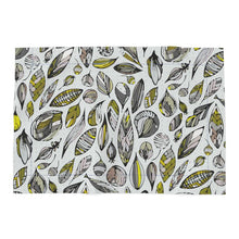 Load image into Gallery viewer, Silver Wood Leaves Placemats
