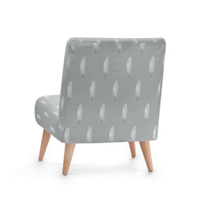 White Feathers Modern Occasional Chair