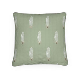 White Feathers Luxury Cushion