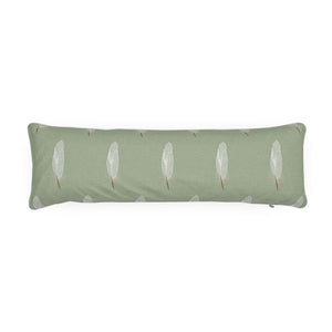 White Feathers Bolster Cushion