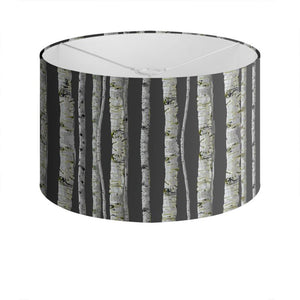 Silver Wood Ceiling & Lamp Shade