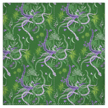 Load image into Gallery viewer, Snake In The Grass Silk Duvet Cover
