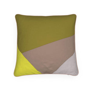 Silver Wood Abstract Luxury Cushion