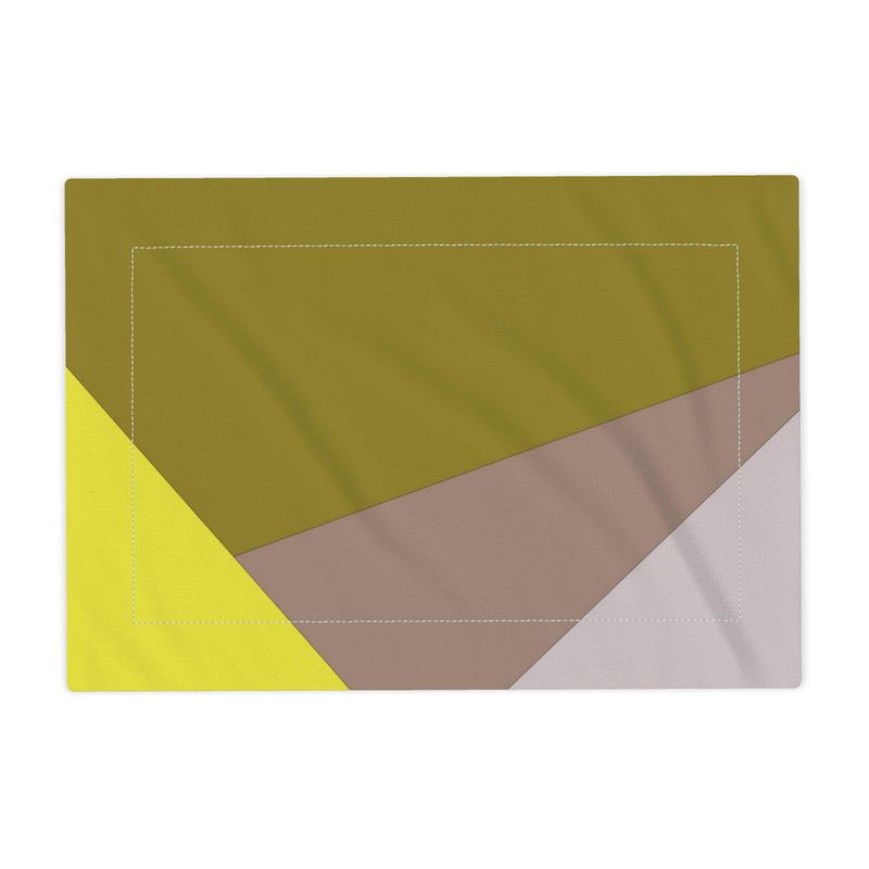 Silver Wood Abstract Placemats