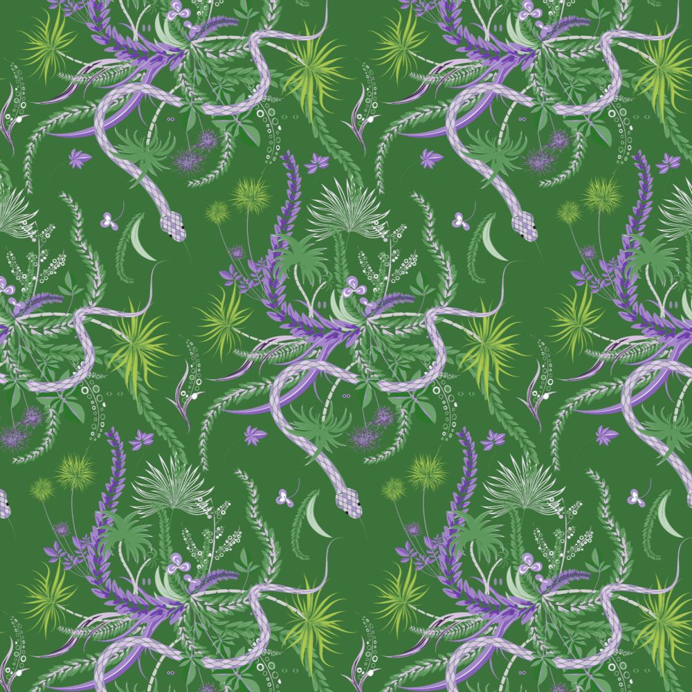 Snake In The Grass Fabric