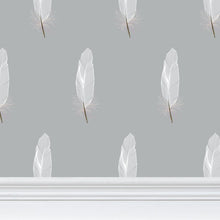 Load image into Gallery viewer, White Feathers Wallpaper
